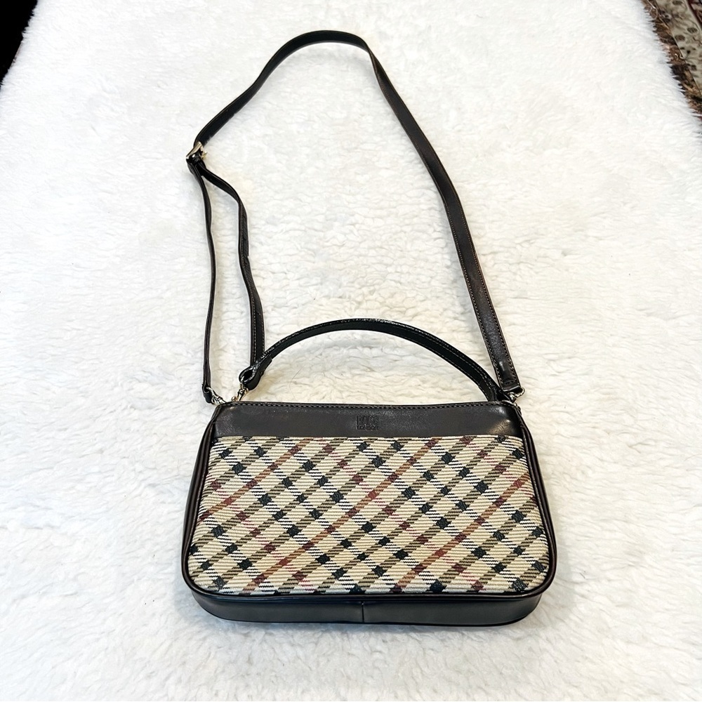 DAKS Genuine Leather Small Handbag/Shoulders/Crossbody Bag